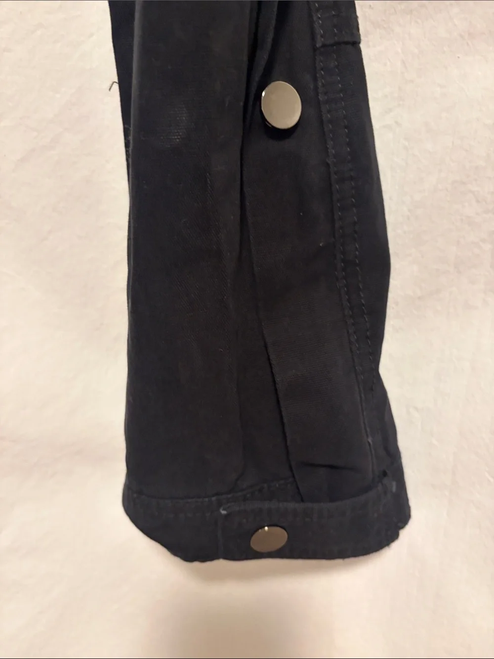 NWT - MNML Black Snap-Detail western Pants size 31 waist